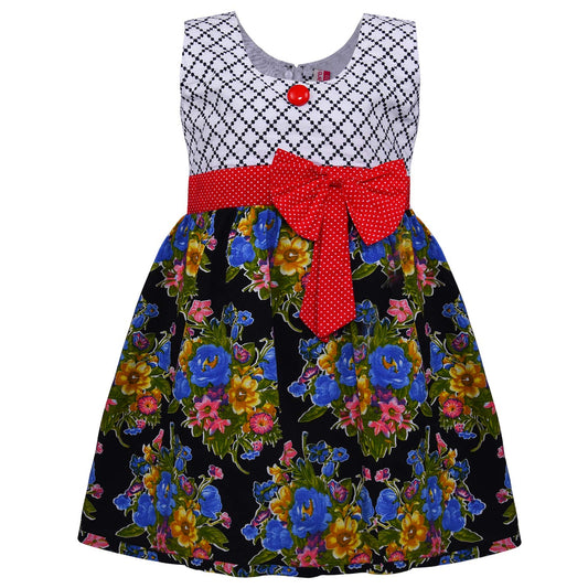 Wish Karo Kids Cotton Dress Frock (ctn80rdnw)