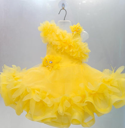 Baby Girls Cotton Frock Dress for Girls-bxa415y - Wish Karo Party Wear - frocks Party Wear - baby dress