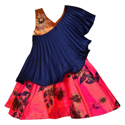 Baby Girls Frock Dress-fe1006nb - Wish Karo Party Wear - frocks Party Wear - baby dress