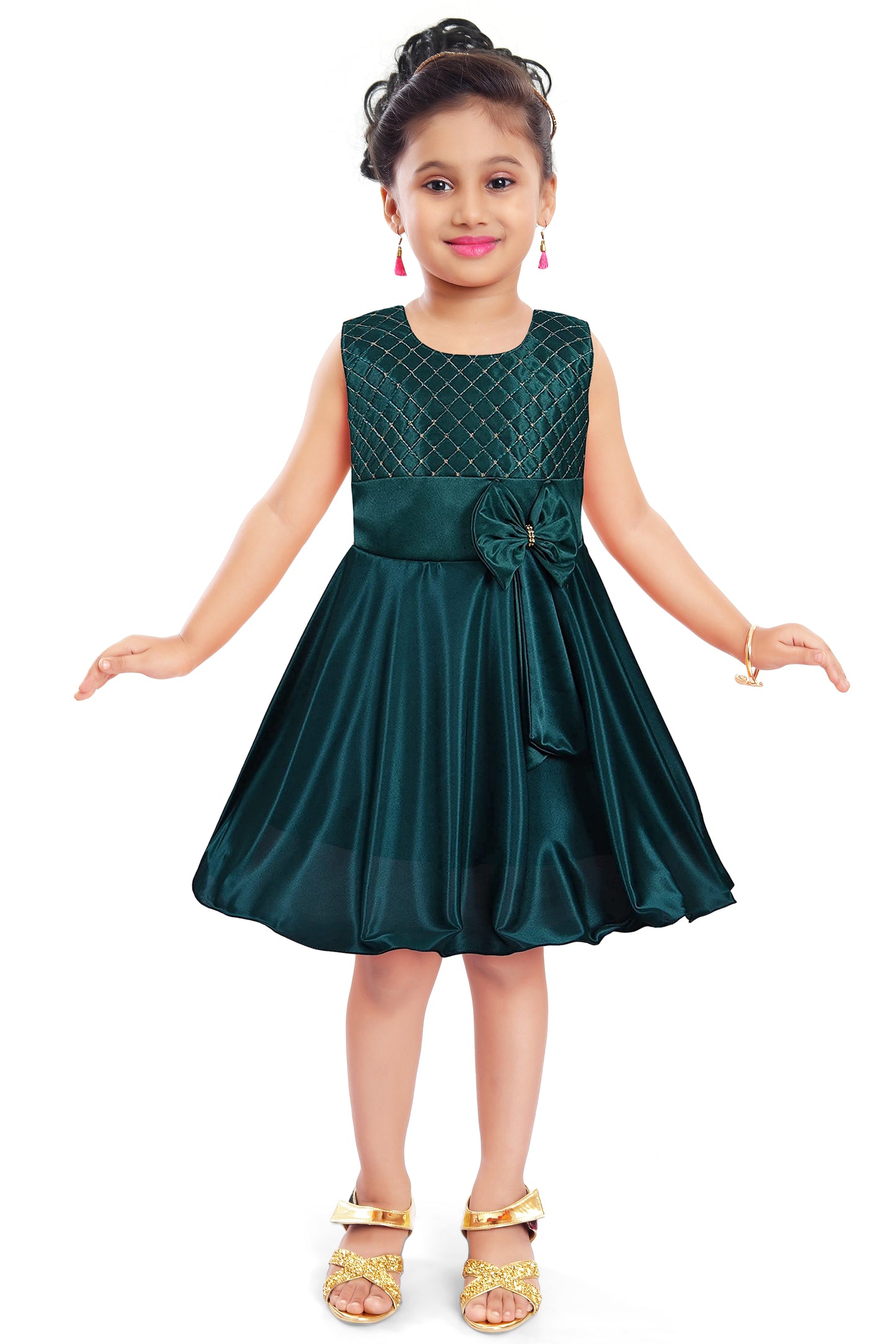 Visit the Wish Karo Store Wish Karo Baby Girls Frocks Dress-(fe2644grn)