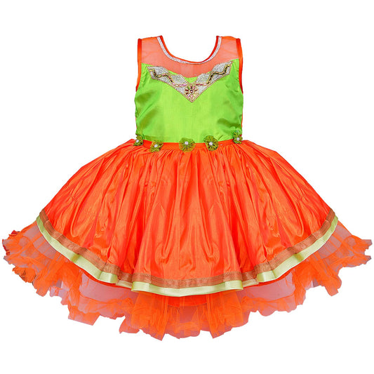 Baby Girls Party Wear Dress Birthday Frocks For Girls fe2651org - Wish Karo Party Wear - frocks Party Wear - baby dress