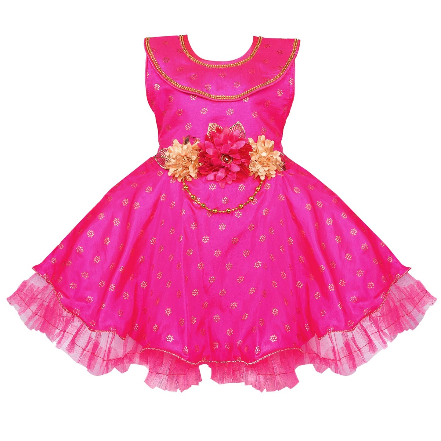 Wish Karo Kids Birthday Dress Frock (fe2654pnk)
