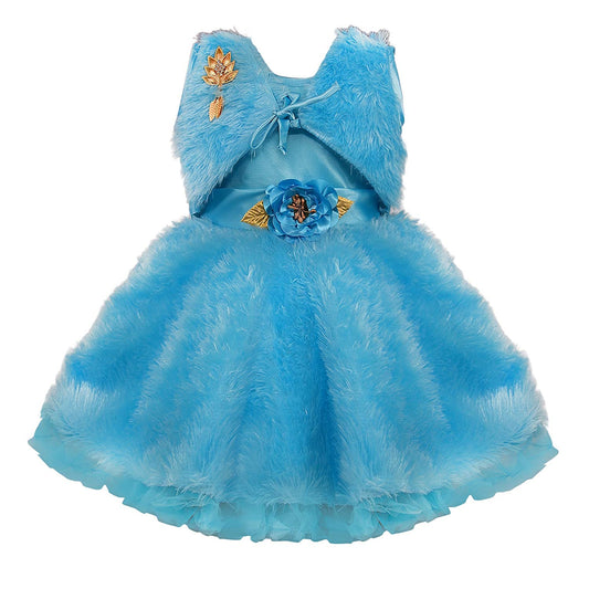 Baby Girls Party Wear Dress Birthday Frocks For Girls fe2668sb - Wish Karo Party Wear - frocks Party Wear - baby dress