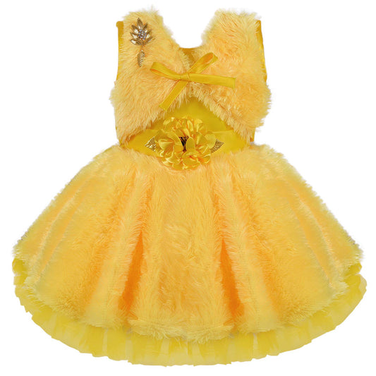 Baby Girls Party Wear Frock Birthday Dress For Girls fe2668y - Wish Karo Party Wear - frocks Party Wear - baby dress