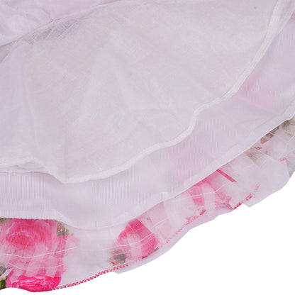 Baby Girls Party Wear Dress Birthday Frocks For Girls fe2678pnk - Wish Karo Party Wear - frocks Party Wear - baby dress
