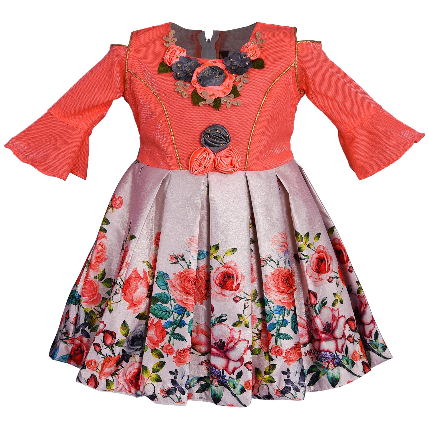 Baby Girls Party Wear Frock Birthday Dress For Girls fe2682org - Wish Karo Party Wear - frocks Party Wear - baby dress