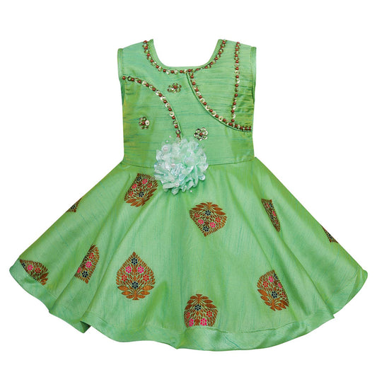 Baby Girls Frock Dress-fe2737sg - Wish Karo  - frocks  - baby dress