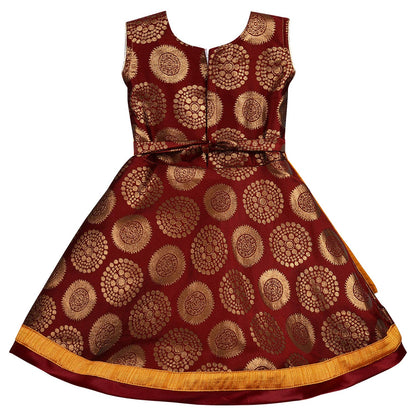 Wish Karo Baby Girls Partywear Frocks Dress For Girls (fe2767mrn)