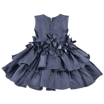 Wish Karo Baby Girls Frock Dress-(fe2786gry_Grey)