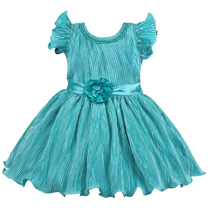 Wish Karo Baby Girls Partywear Frocks Dress For Girls (fe2789blu)
