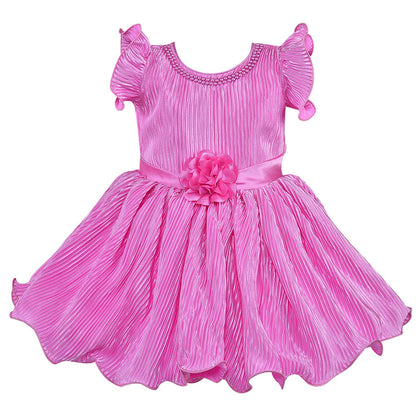 Wish Karo Baby Girls Partywear Frocks Dress For Girls (fe2789bpnk)