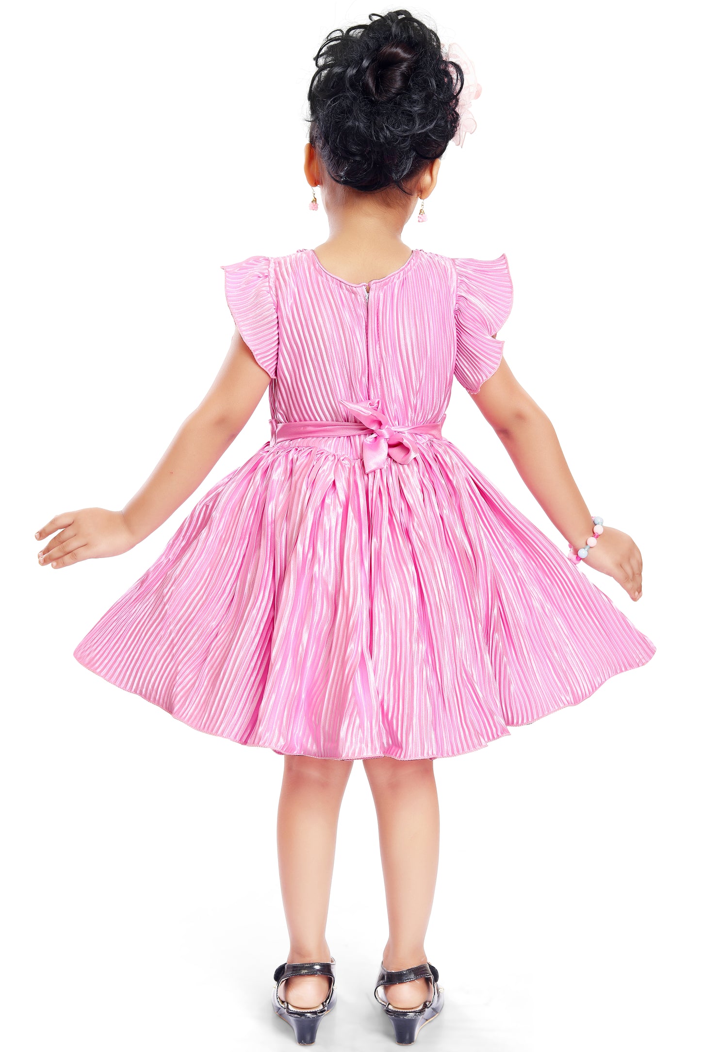 Wish Karo Baby Girls Partywear Frocks Dress For Girls (fe2789pnknw)