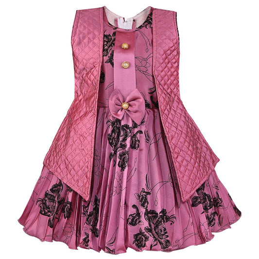 Wish Karo Baby Girls Partywear Frocks Dress For Girls (fe2792pnk)