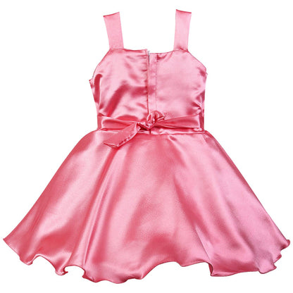 Baby Girls Frock Dress | Buy Peach Winter Festive & Wedding Baby Girls Dress with Fur Jacket