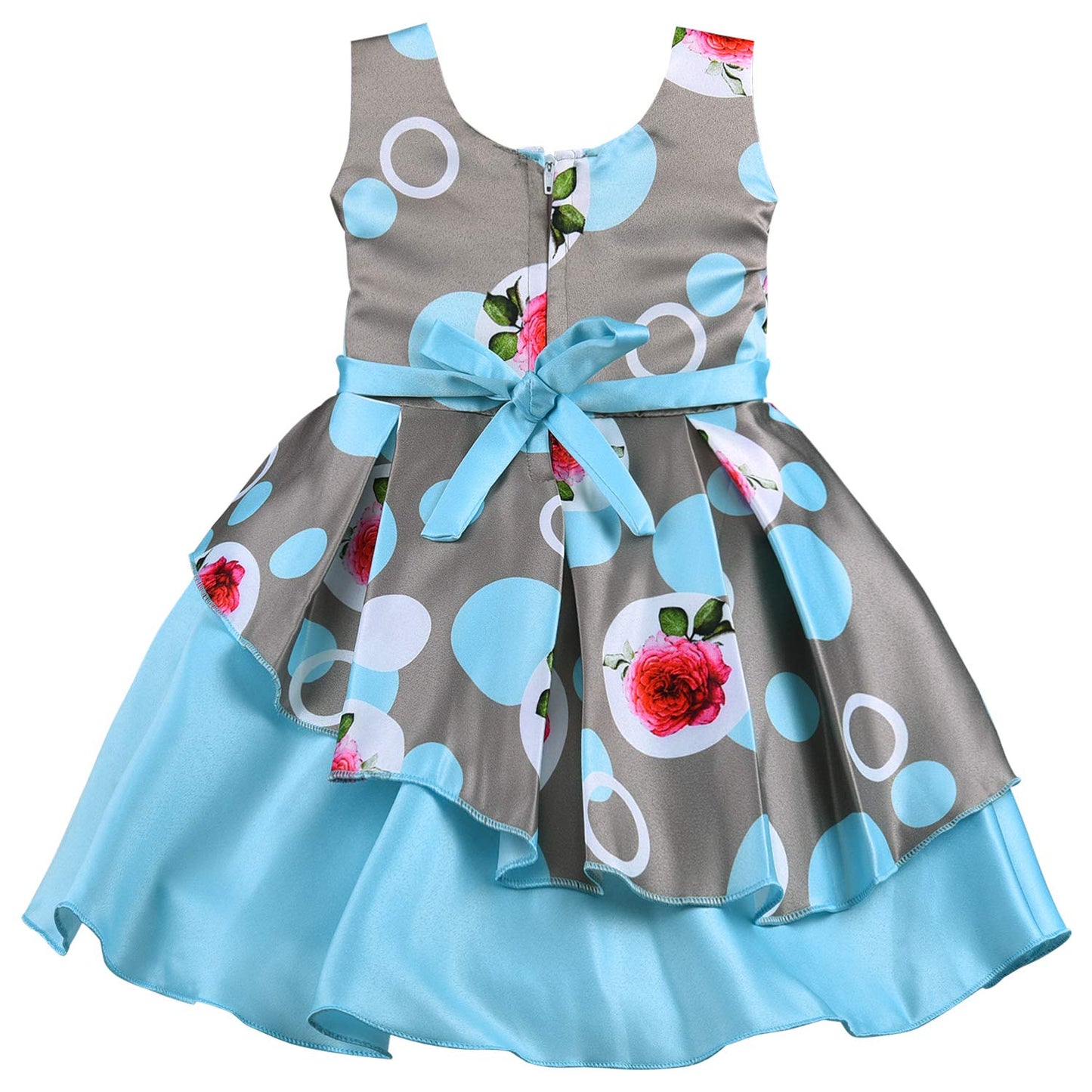 Wish Karo Baby Girls Partywear Frocks Dress For Girls with Jacket (fe2803sb)