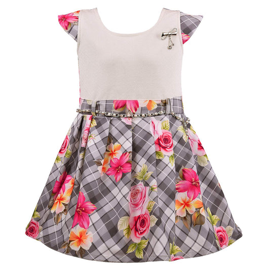 Baby Girls Frock Dress-fe2807rd - Wish Karo Party Wear - frocks Party Wear - baby dress