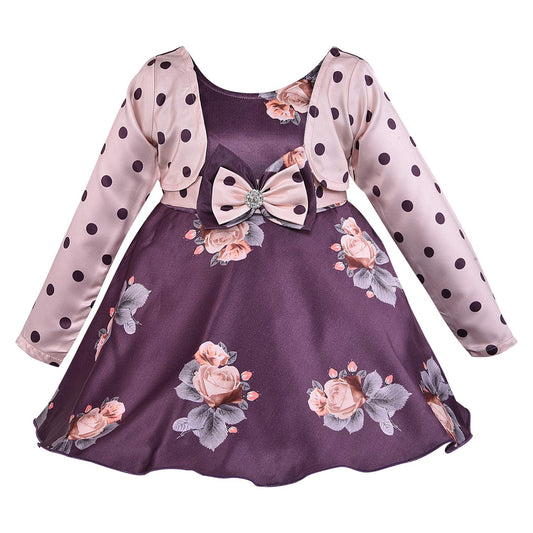 Wish Karo Baby Girls Frock Dress-(fe2811ppl)