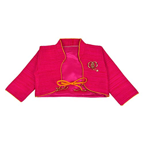 Wish Karo Baby Girls Frock Dress with Jacket-(fe2911y)