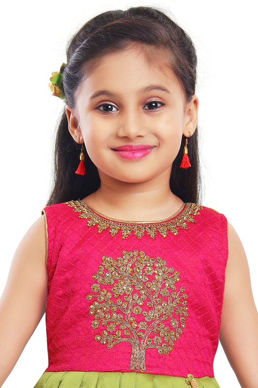 Wish Karo Baby Girls Partywear Frocks Dress For Girls
