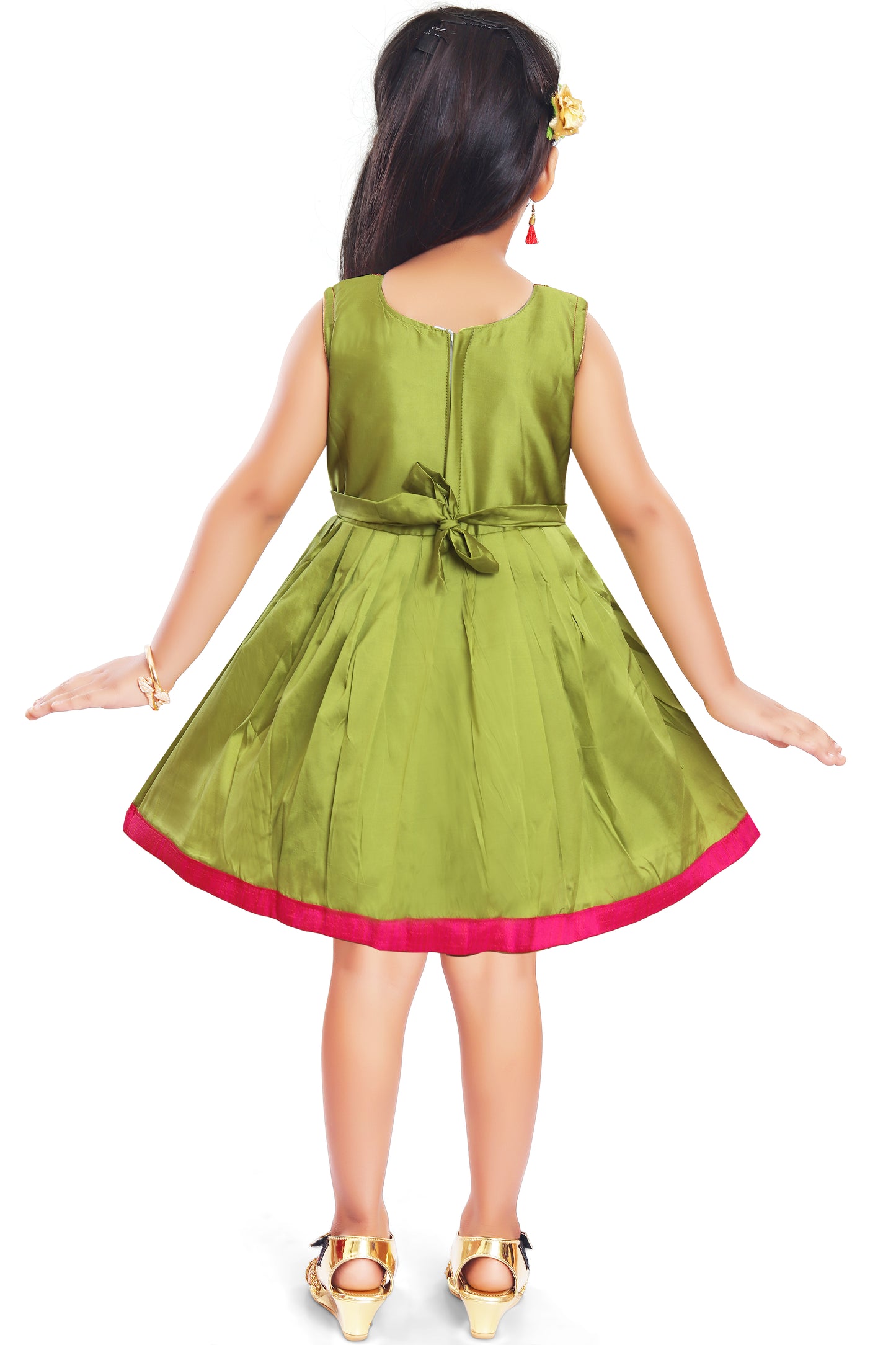 Wish Karo Baby Girls Partywear Frocks Dress For Girls