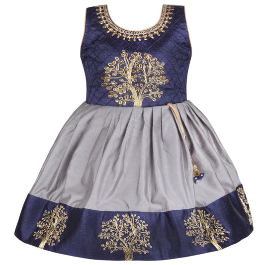 Girls Embroidered Partywear frocks