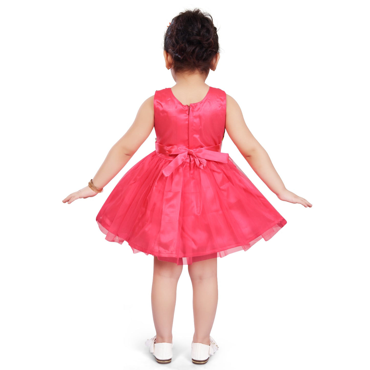 Wish Karo Baby Girls Partywear Frocks Dress For Girls (fe2915pnk)