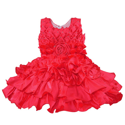 Wish Karo kids Partywear  Dress Frock (fe2921rd)