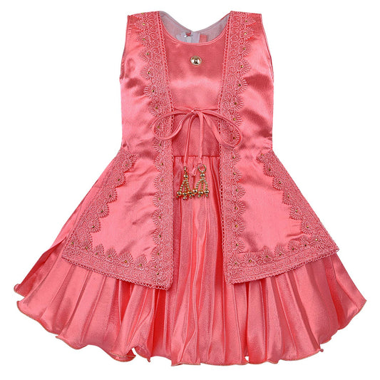 Wish Karo Kids Birthday Frock Dress (fe2927pnk)