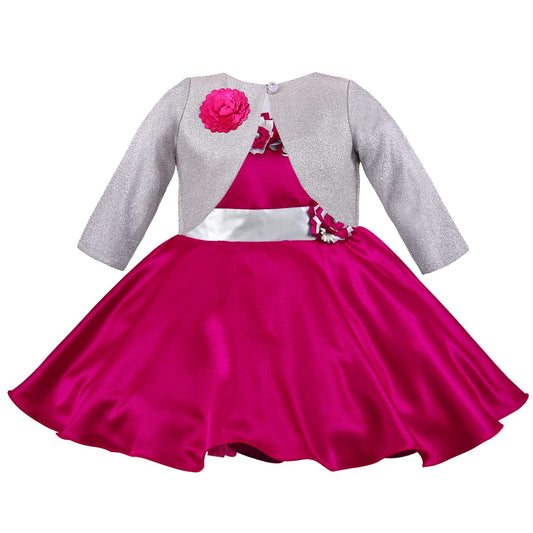 Wish Karo baby girls partywear frocks dress for girls fe3049raniJKTSLVS