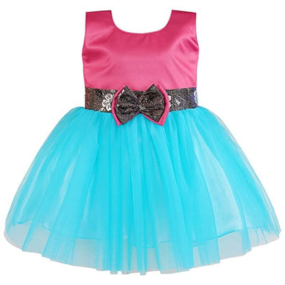 Wish Karo baby girls partywear frocks dress for girls fe3132bluJKTMLTF