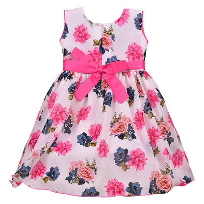 Wish Karo Baby Girls Partywear Dress Frocks For Girls (fe85pnk)