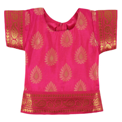 Wish Karo Girls Stitched Leghnga Choli Ethnic Dress For Girls gc237pnk