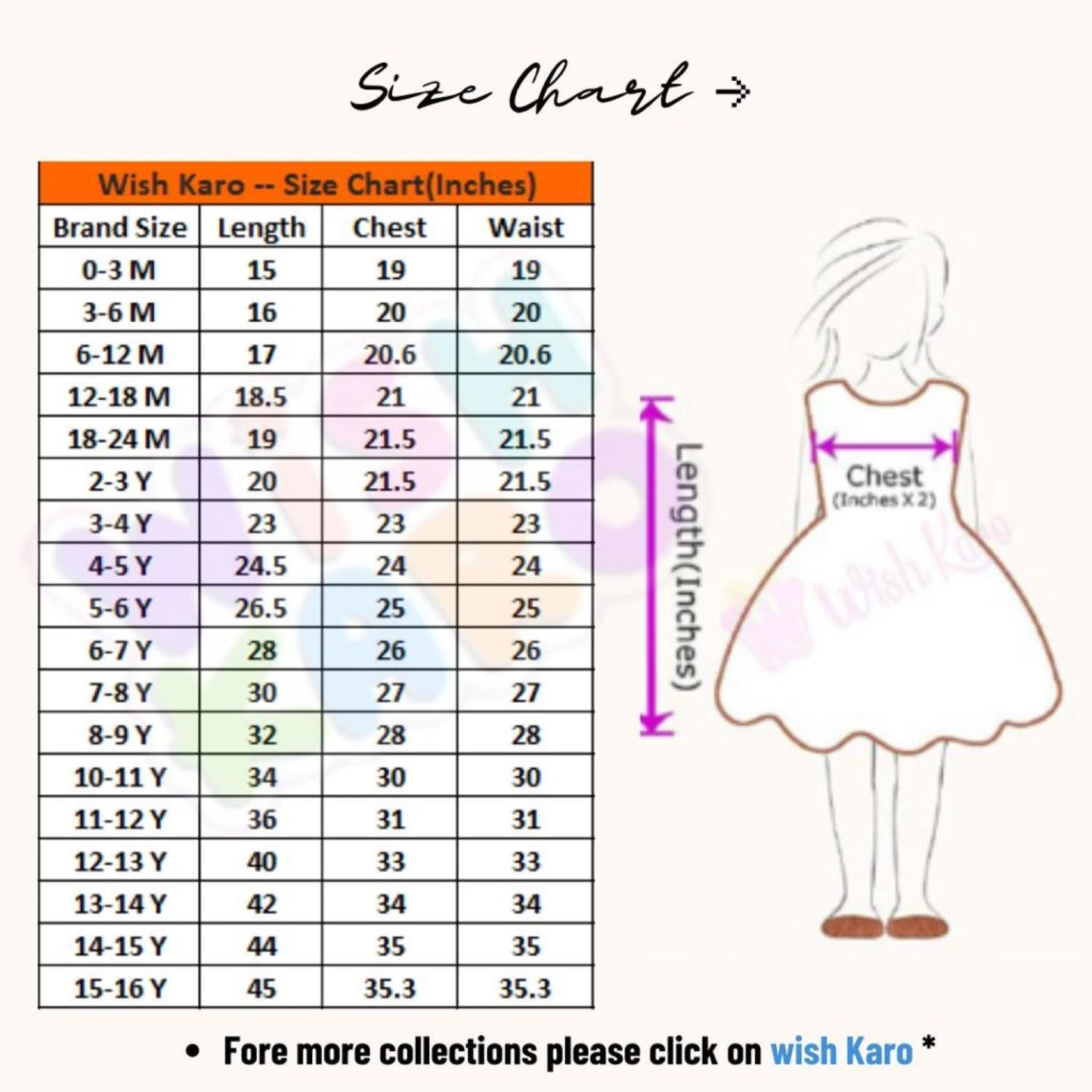 Wish Karo baby girls partywear frocks dress  bxap439wn