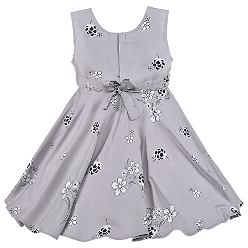 Wish Karo Baby Girls Frocks Dress-(rna009gry)