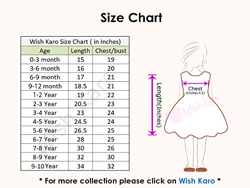 Wish Karo Baby Girls Dress Frock-(fe2803pnknw)