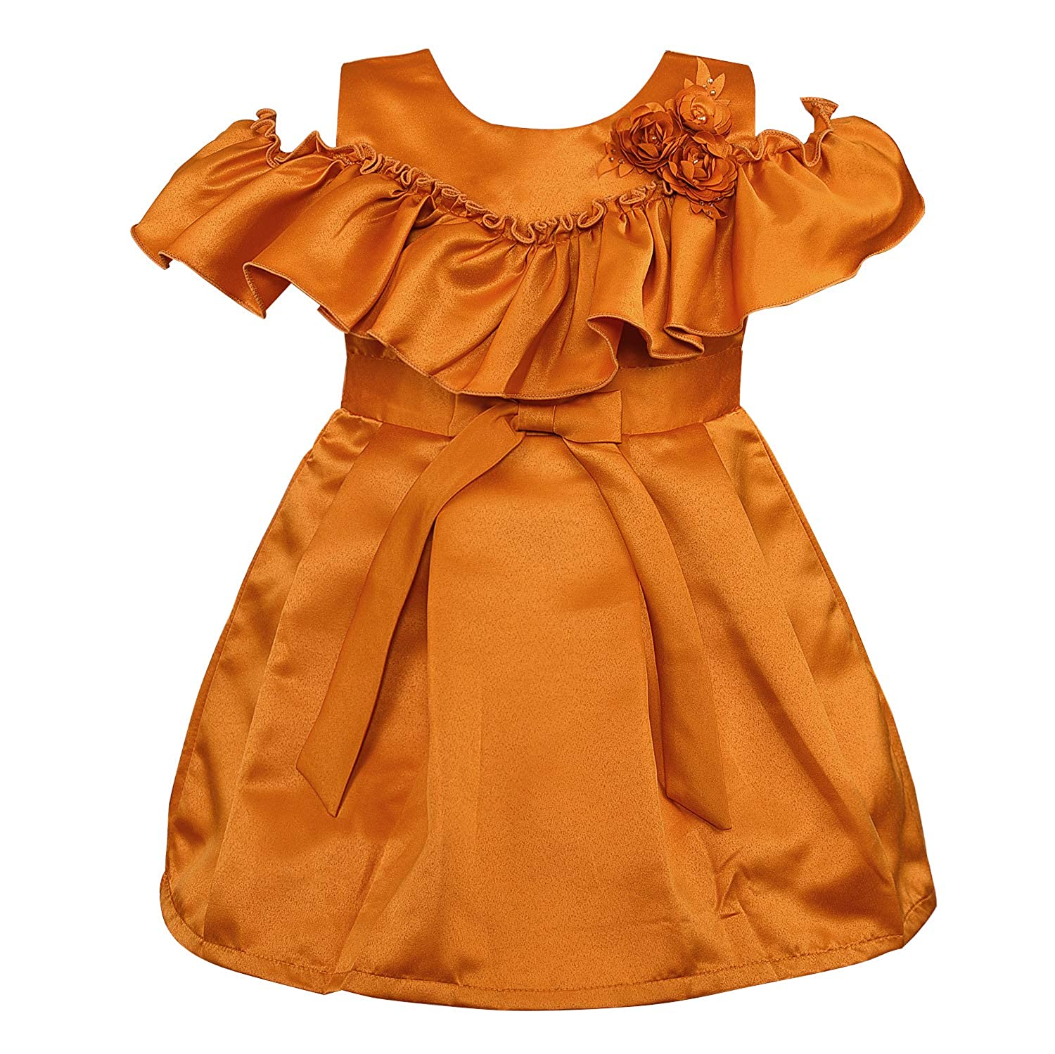 Baby Girls Frock Dress-stn712y - Wish Karo Party Wear - frocks Party Wear - baby dress