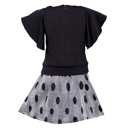 Wish Karo Baby Girls Partywear Frock Dress (stn751blk)
