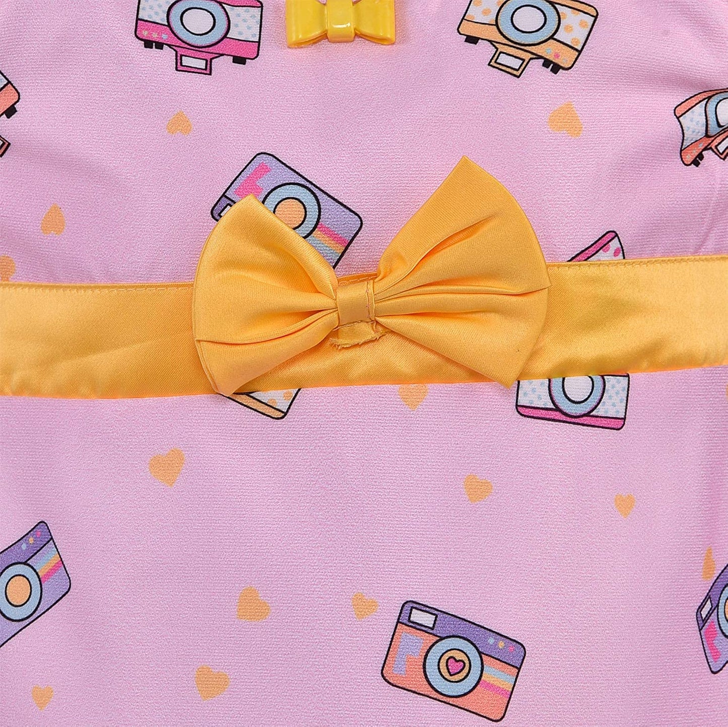 Wish Karo kids Partywear  Dress Frock (stn755bpnk)