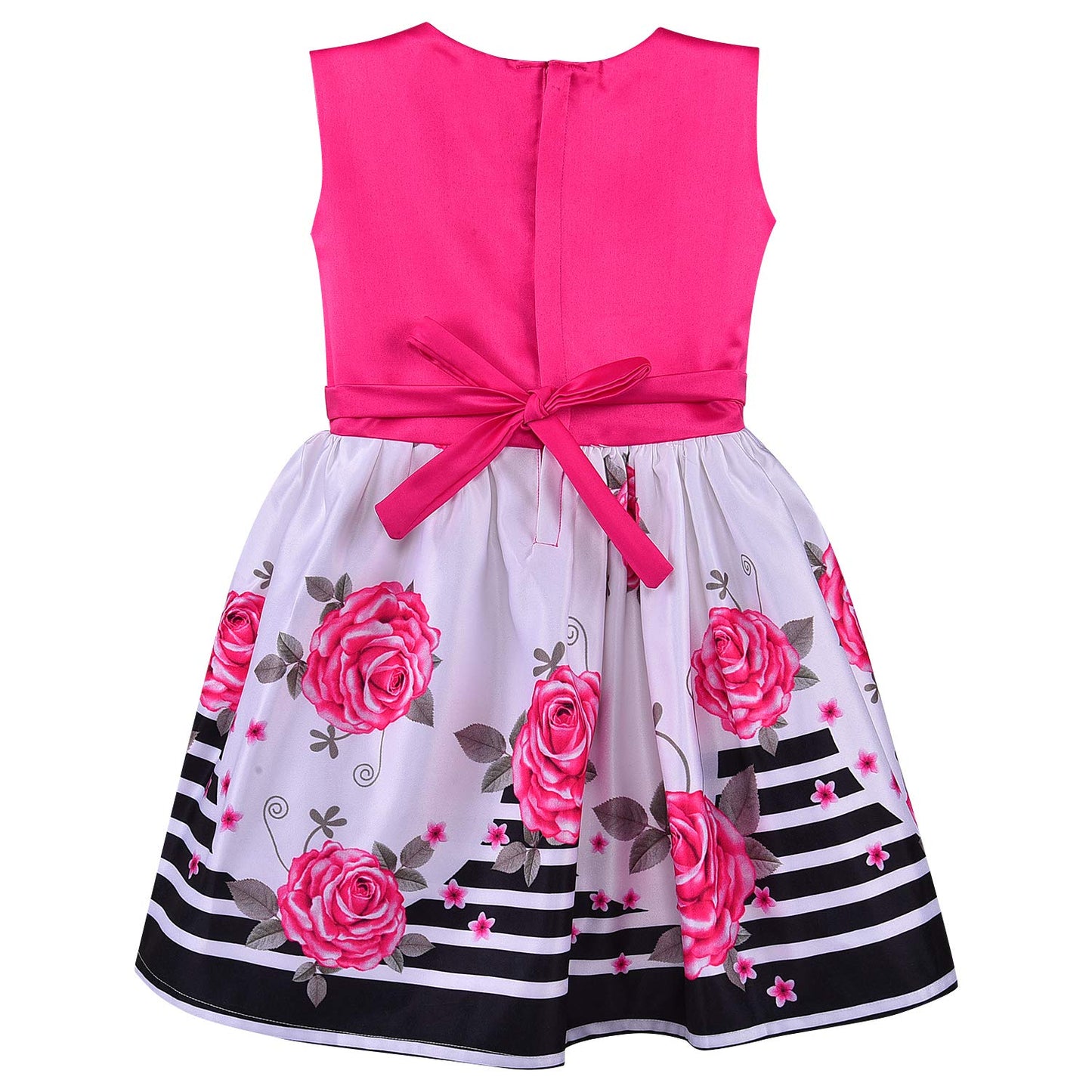 Pink Floral Printed Dress