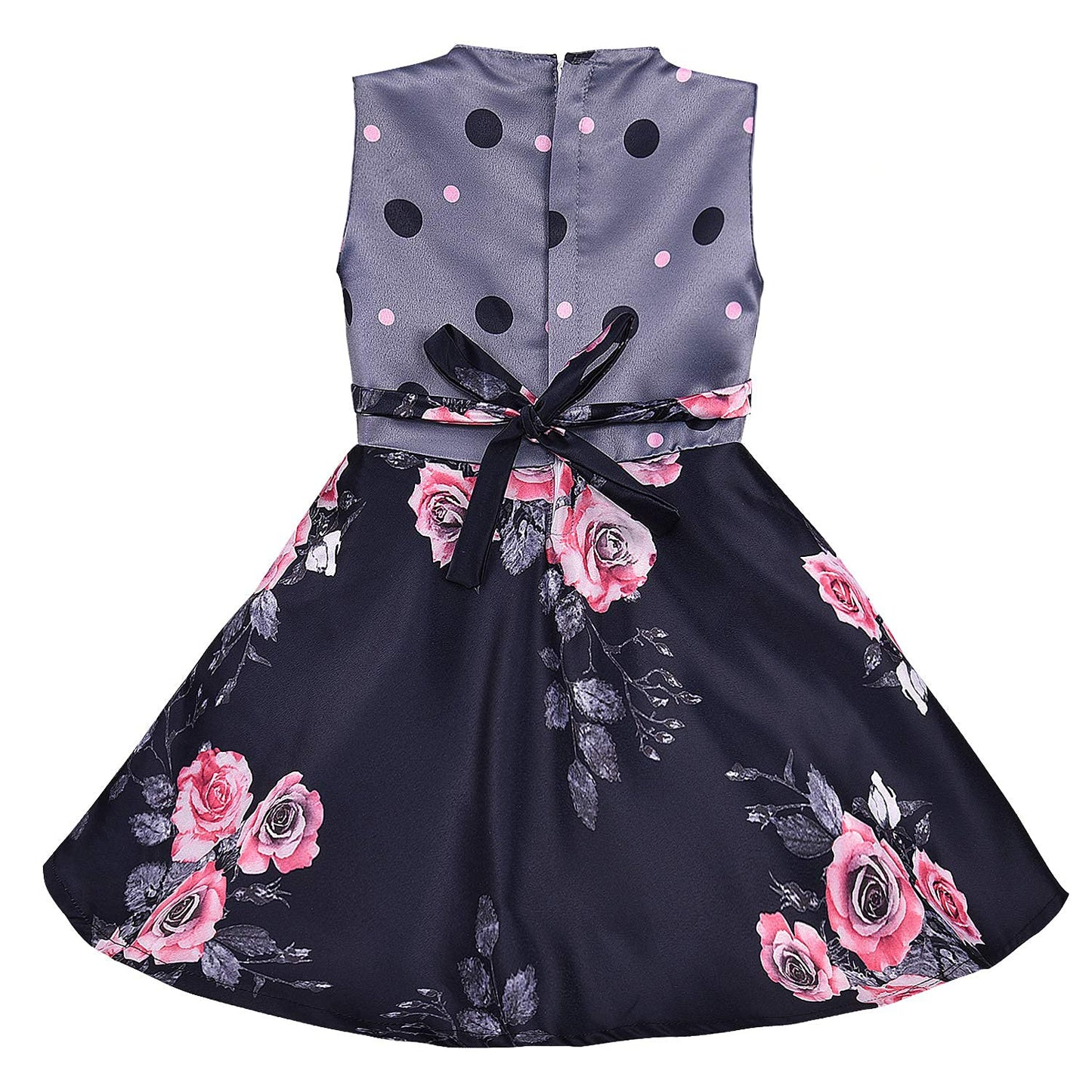 Wish Karo Baby Girls Frocks Dress for Girls-(stn771pnk)