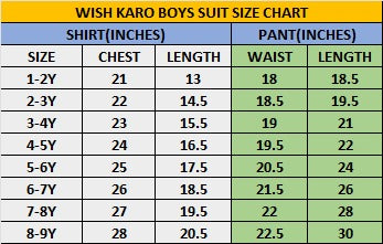 Wish Karo Shirt With Waistcoat And Pant For Boys (bsp006blu)