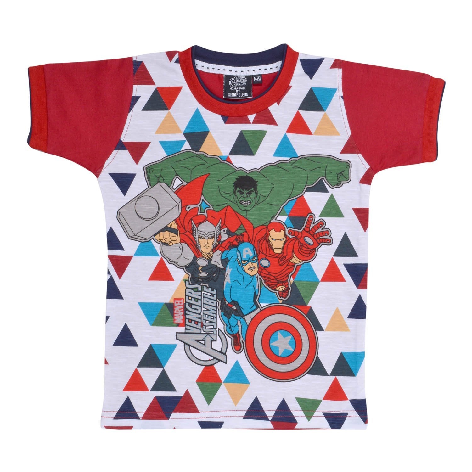 Boys Avangers Tshirt Red -  Wish Karo Dresses